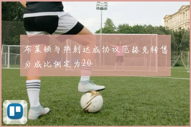 布莱顿与热刺达成协议范赫克转售分成比例定为20